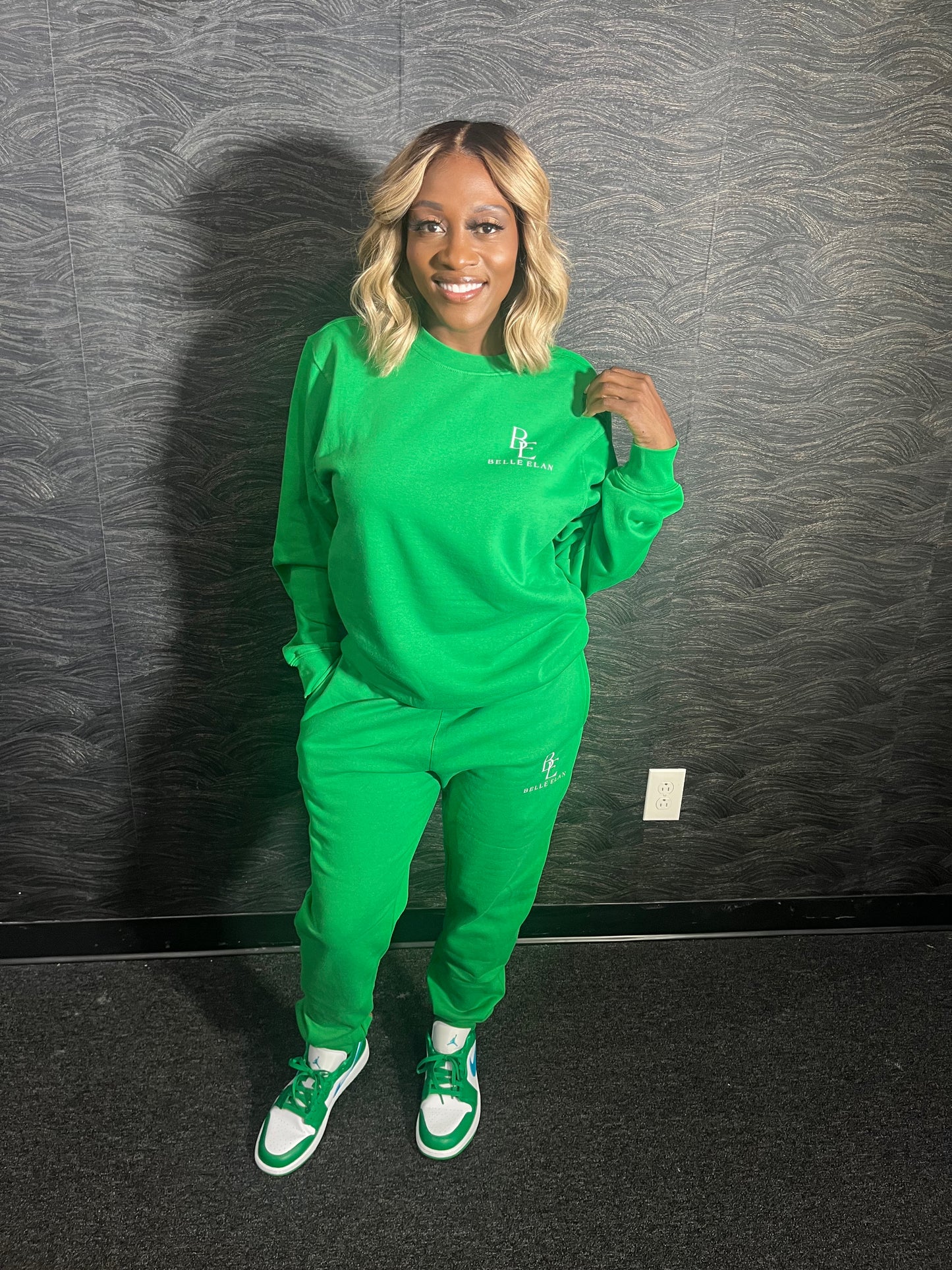 Belle Elan Green Jogger