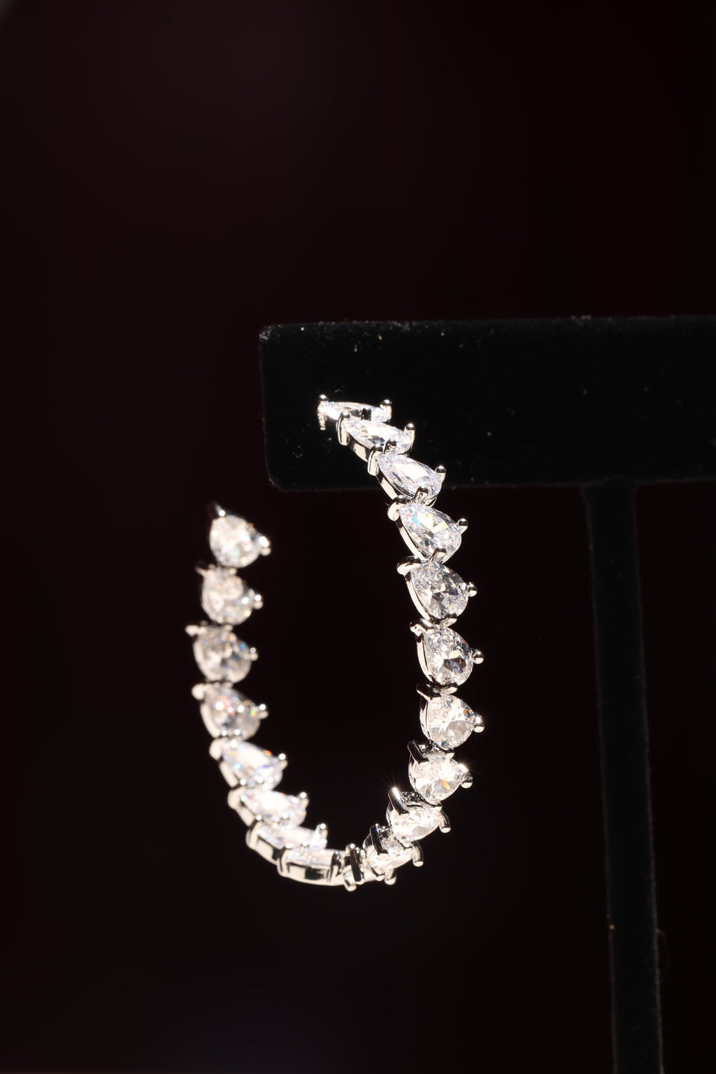 Swarovski Crystal Large Hoops