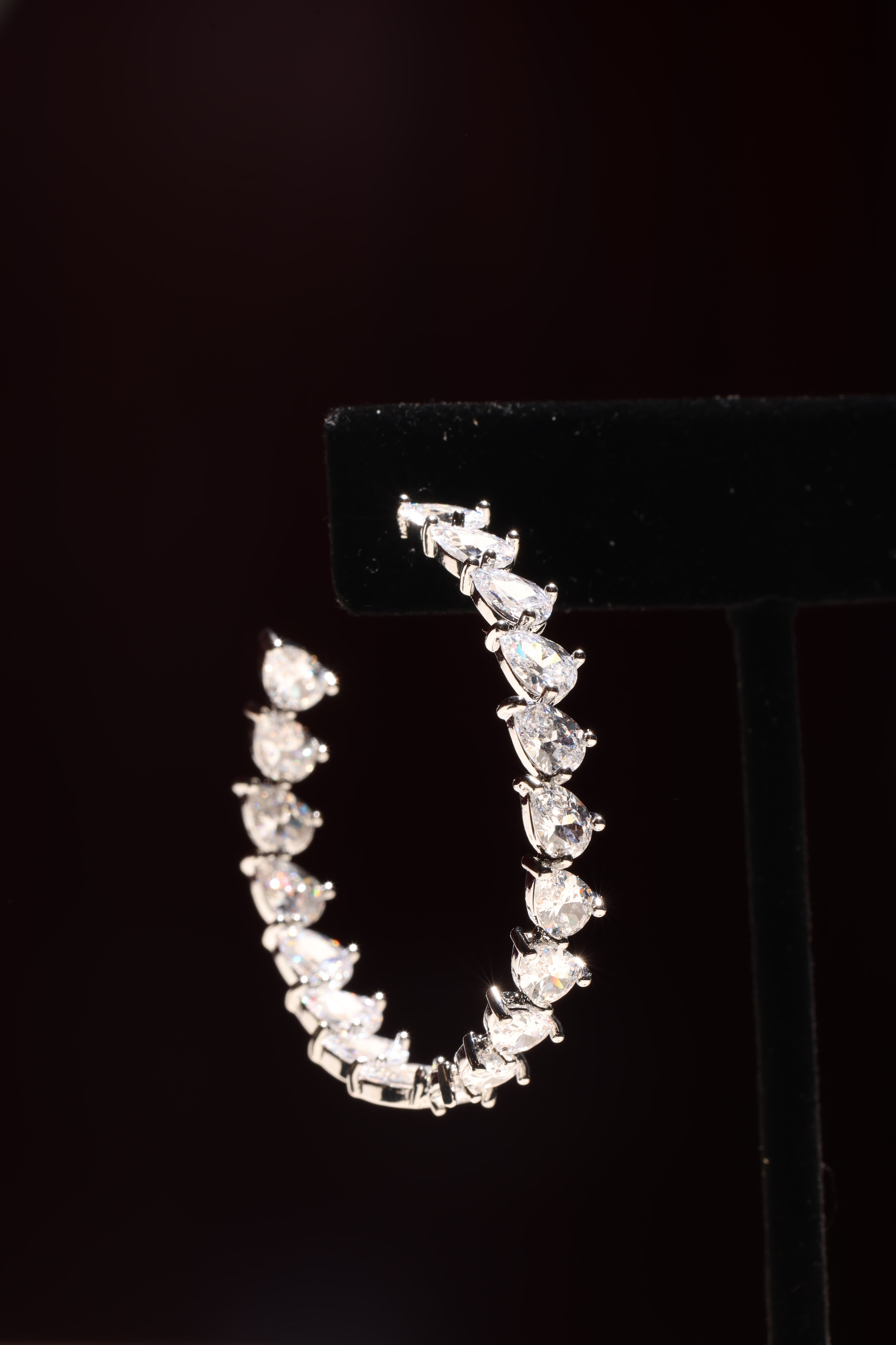 Swarovski Crystal Large Hoops