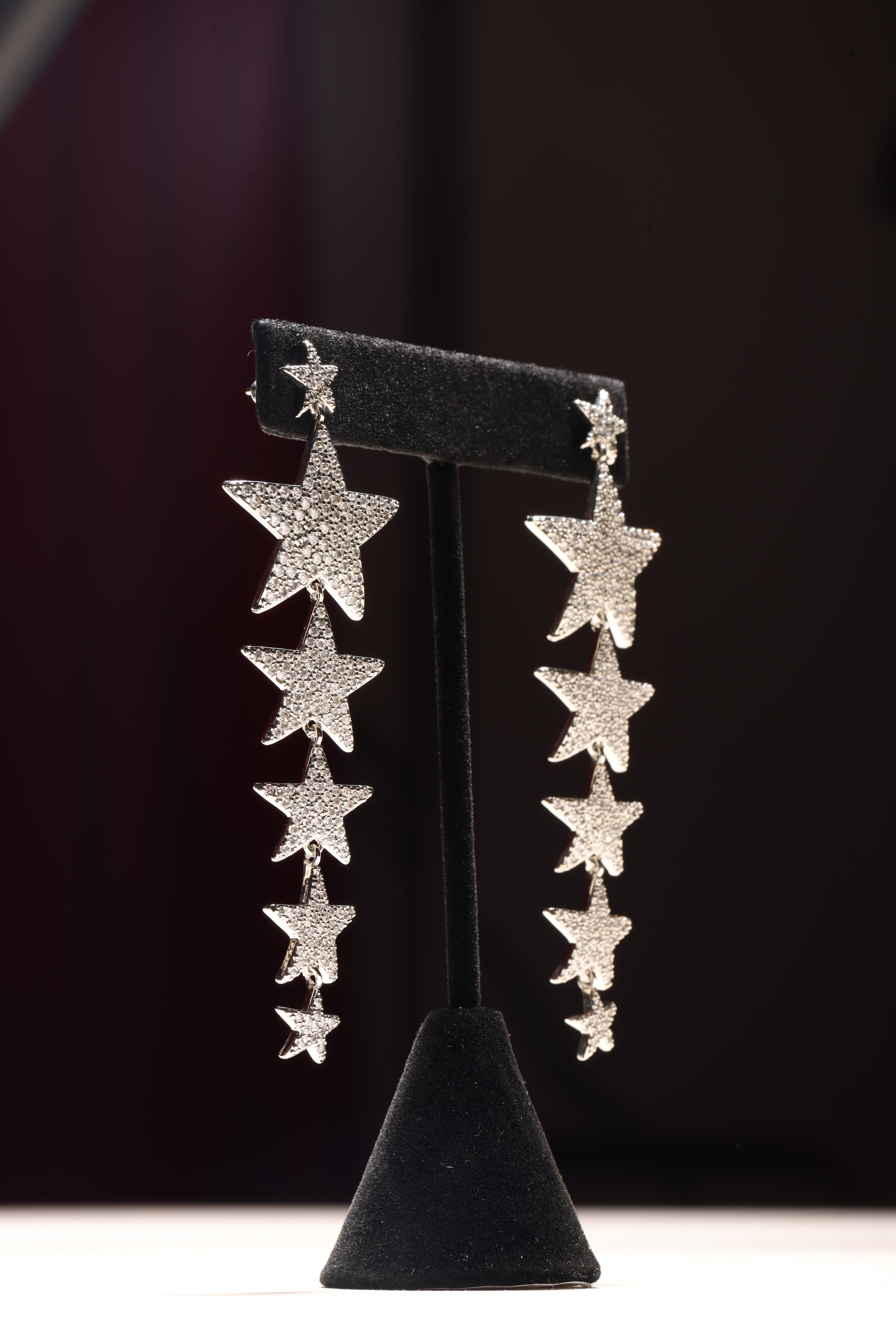 Swarovski Crystal Star Earrings