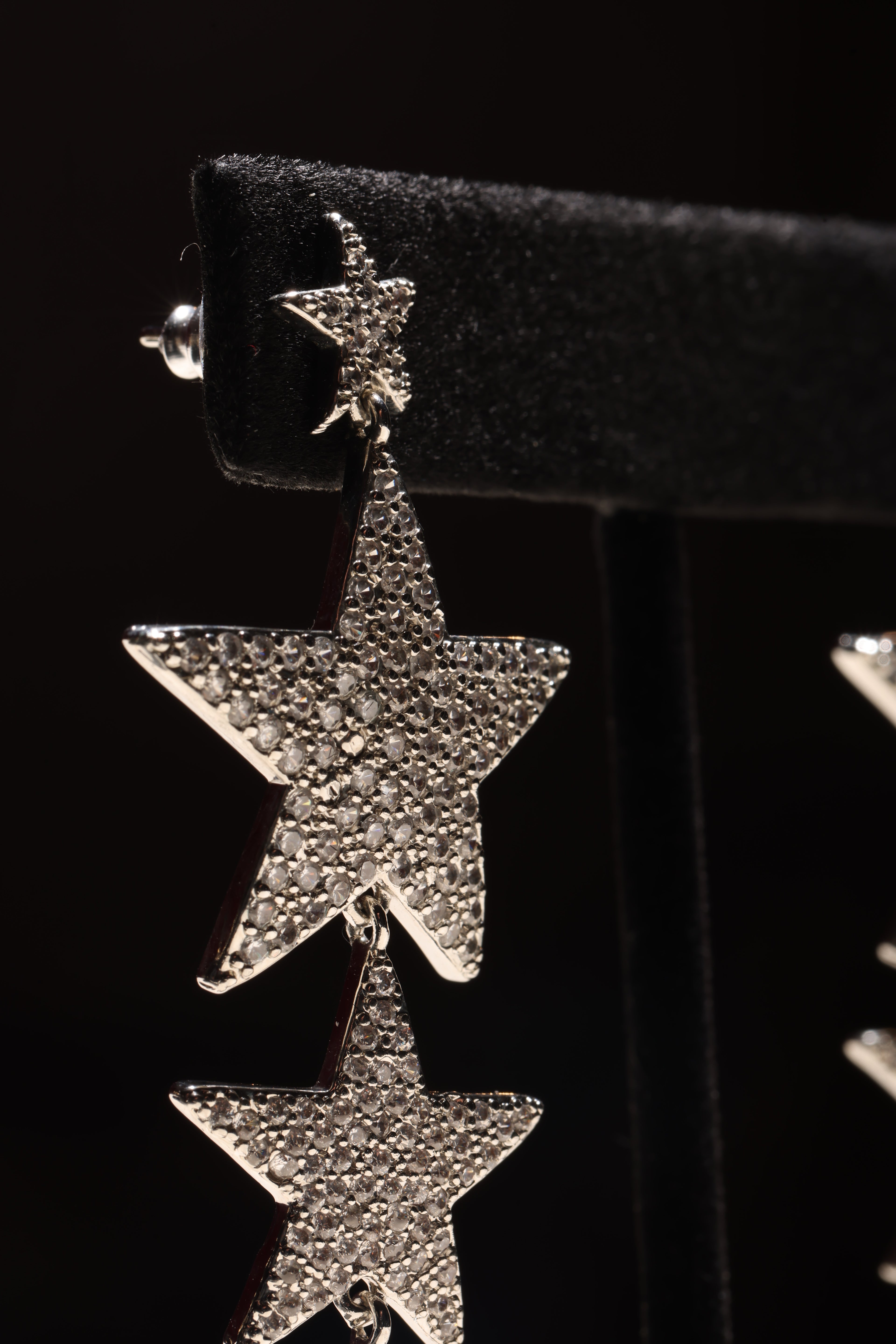 Swarovski Crystal Star Earrings