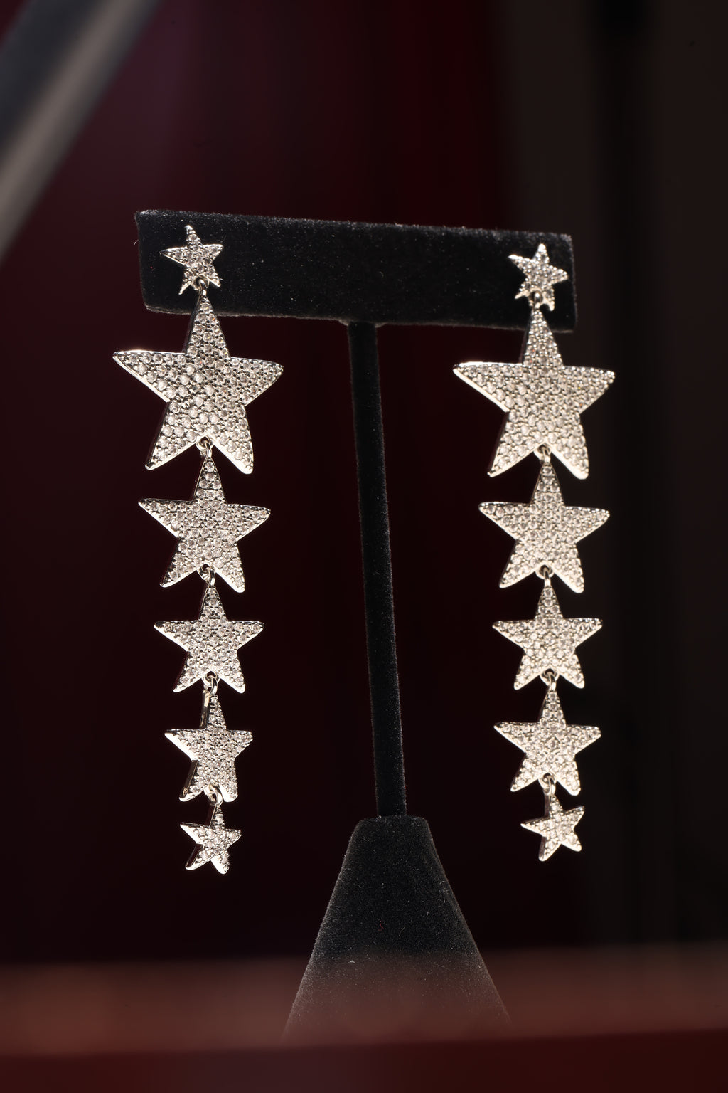 Swarovski Crystal Star Earrings