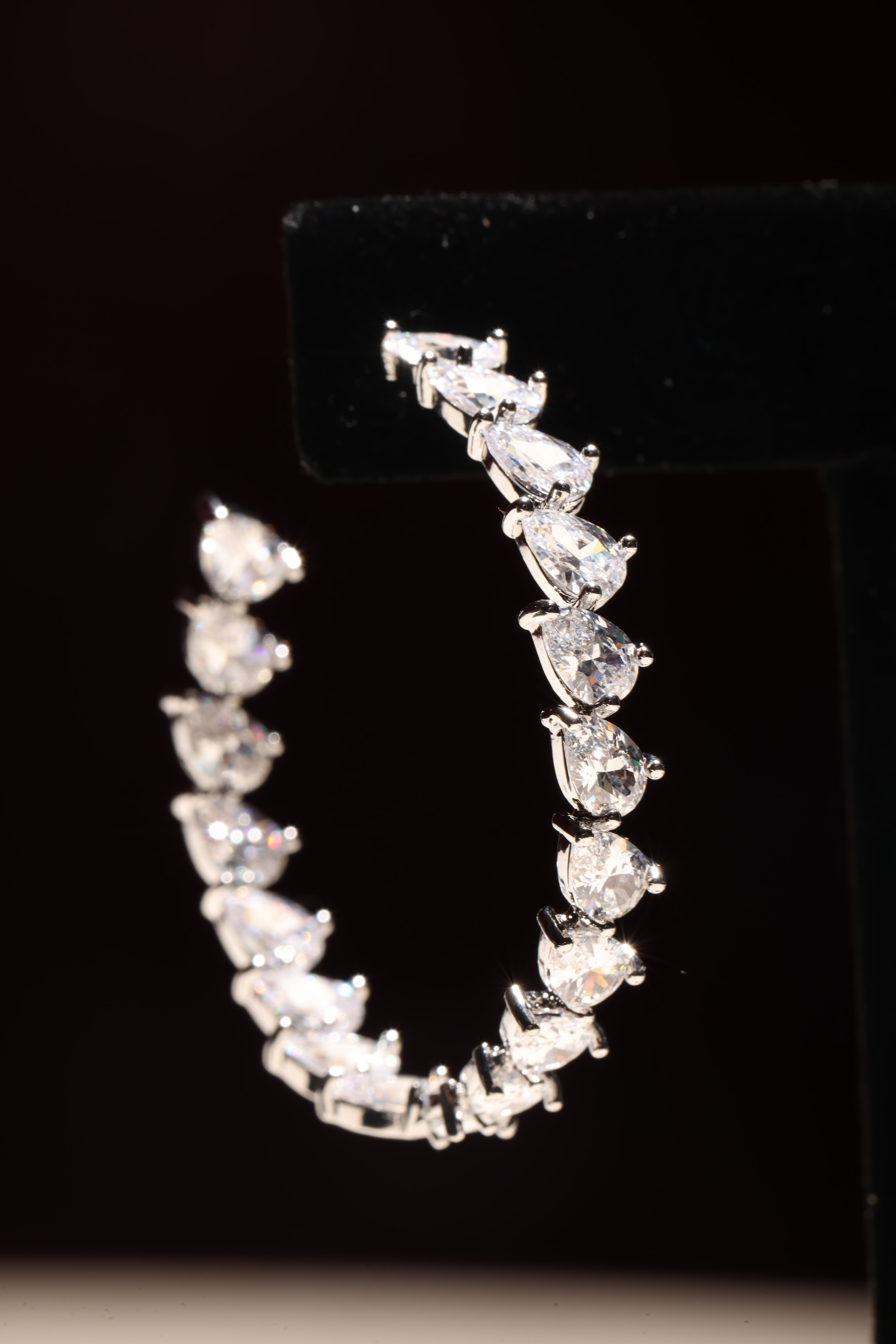 Swarovski Crystal Large Hoops